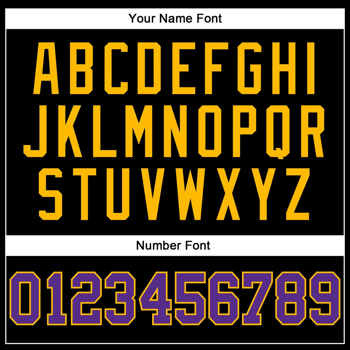 Custom Basketball Jersey - Black Gold Pinstripe Purple-Gold