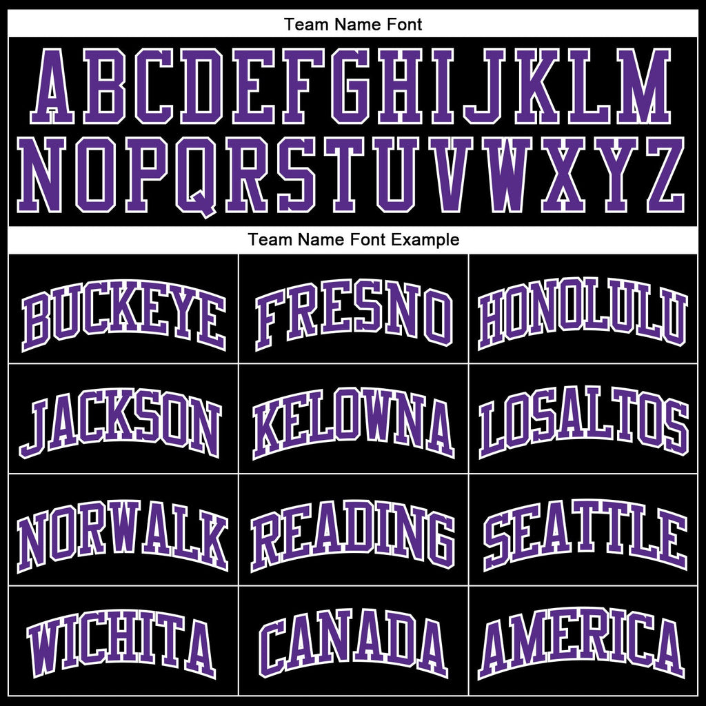 Custom Basketball Jersey - Black White Pinstripe Purple-White - Style Black1341