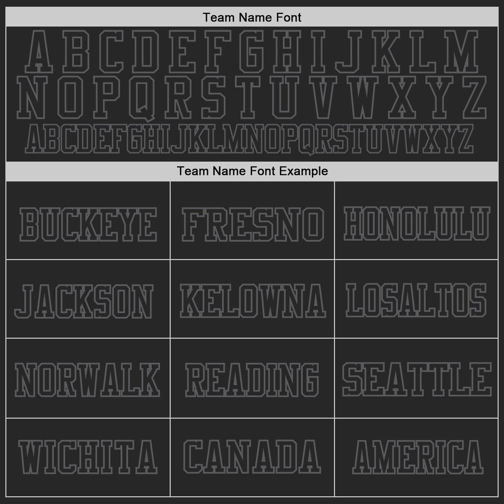 Custom Football Jersey - Black Steel Gray Mesh