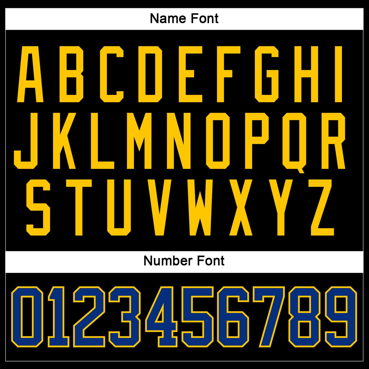 Custom Hockey Jersey - Black Royal-Yellow Lace Neck