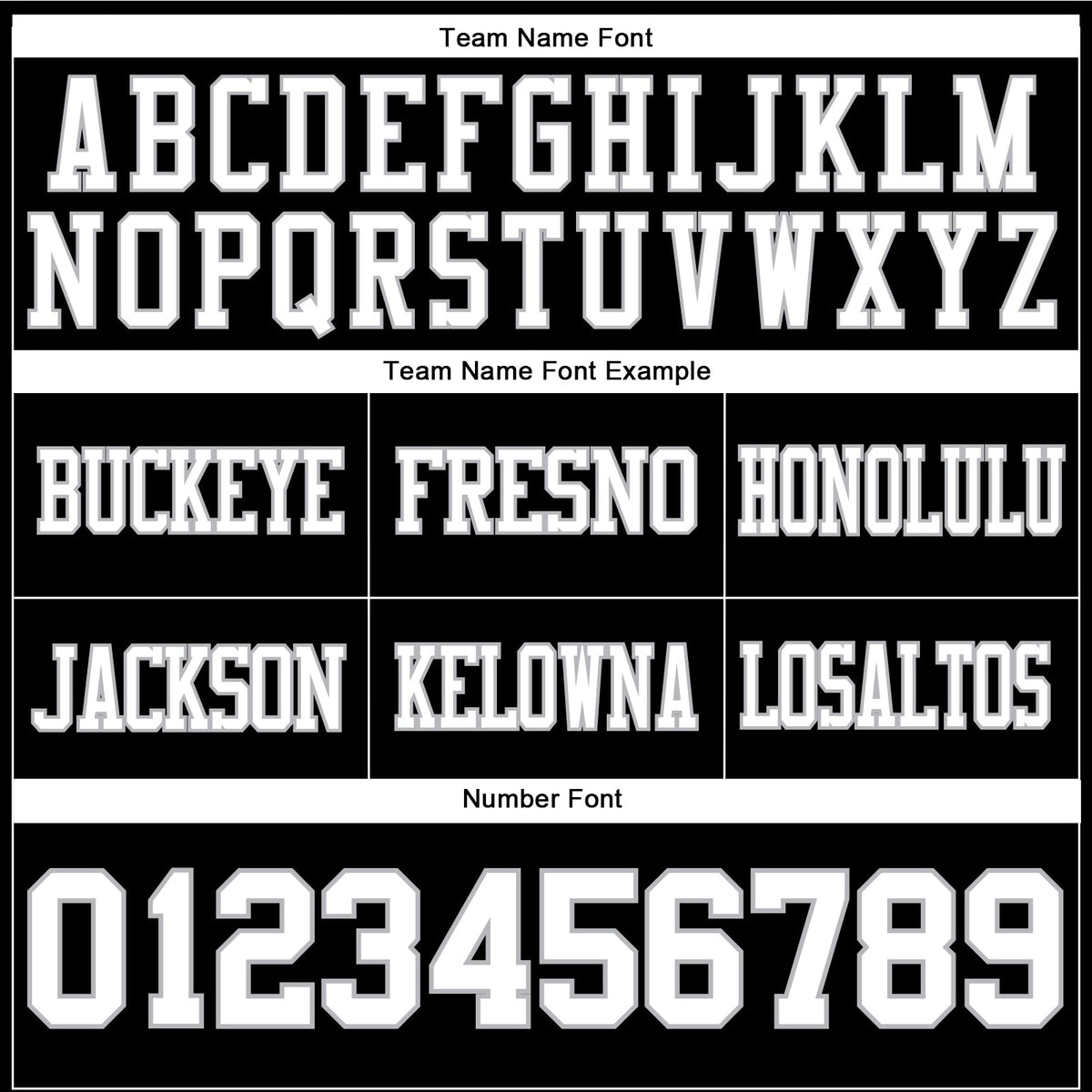 Custom Football Jersey - Black White-Gray