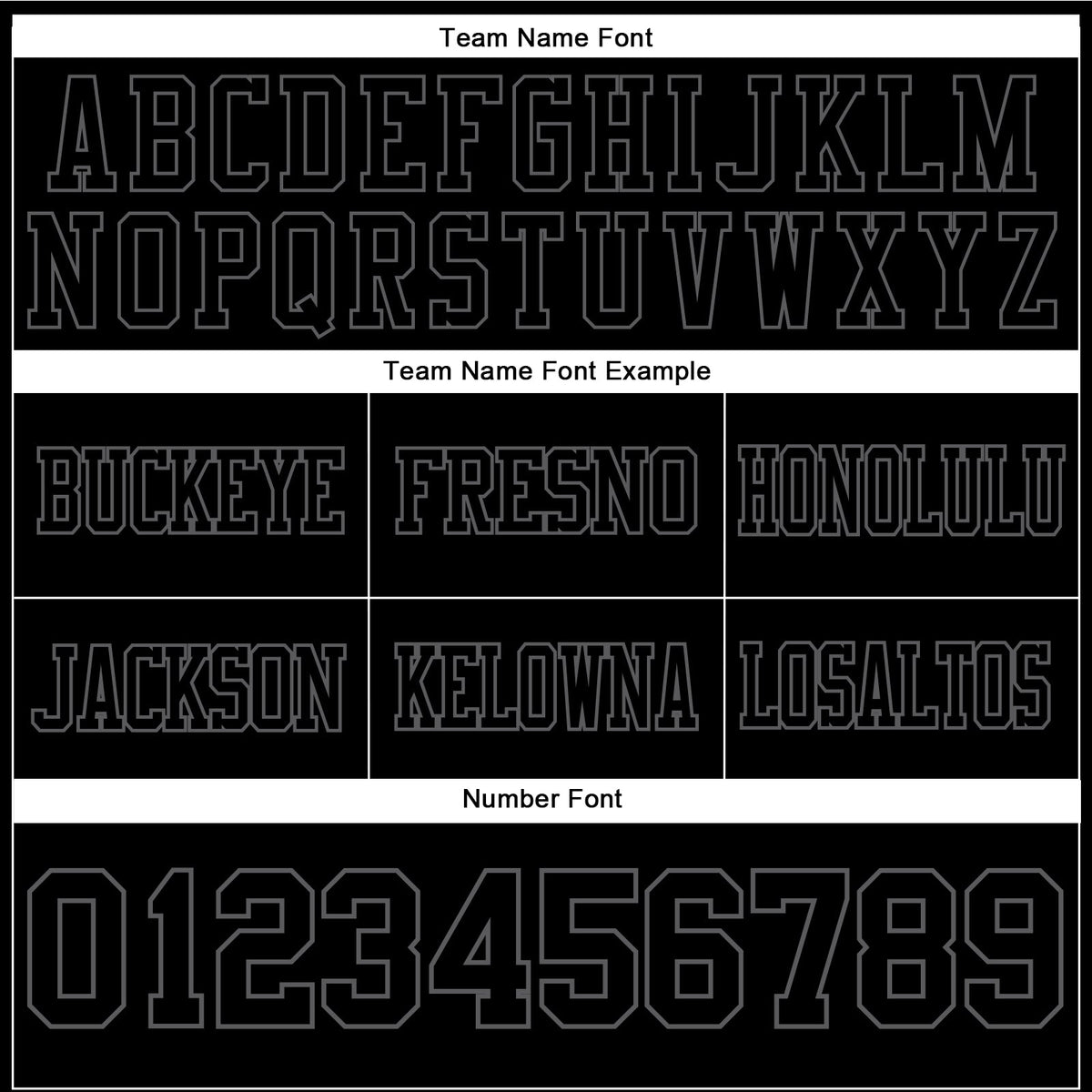 Custom Football Jersey - Black Steel Gray