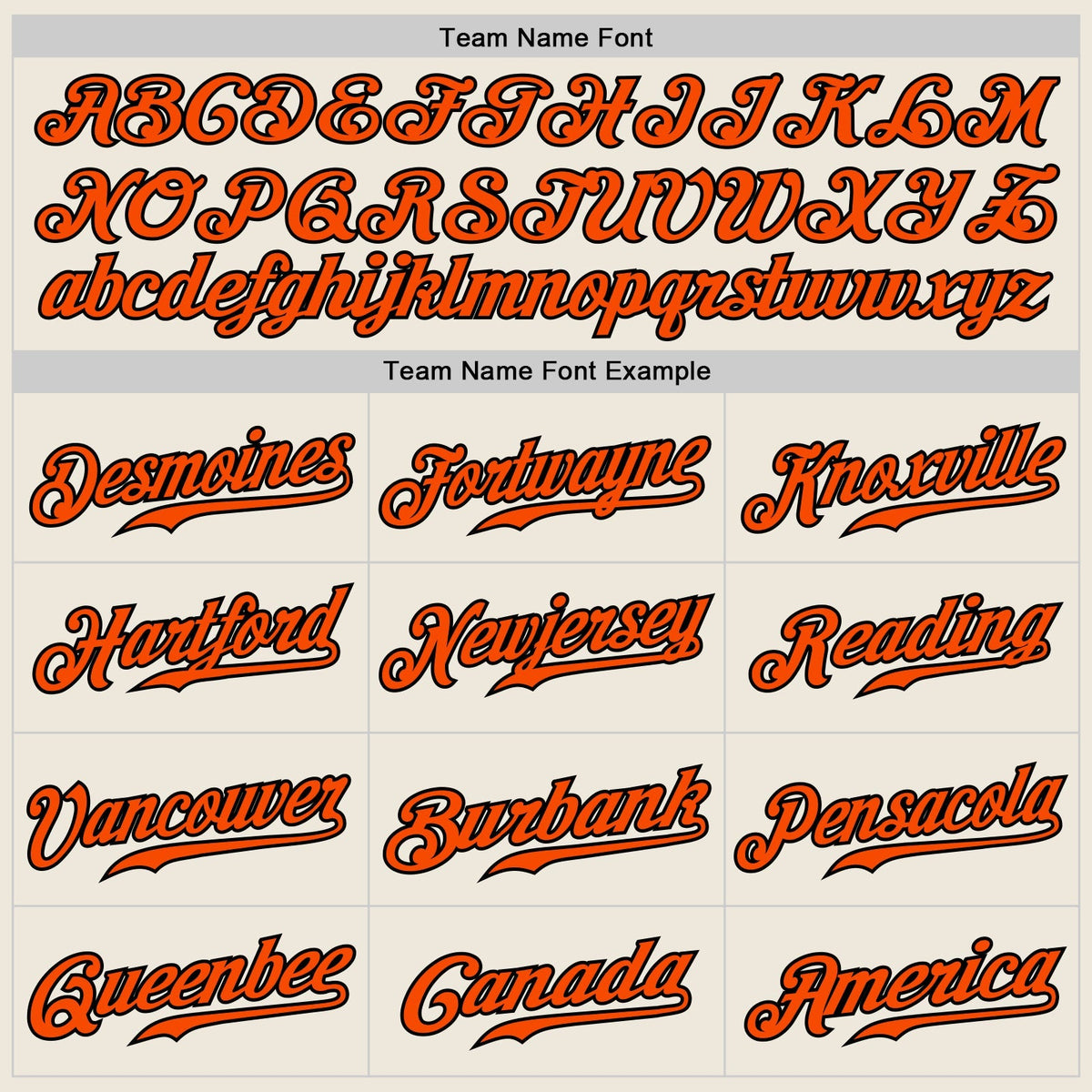 Custom Baseball Jersey - Cream Black Pinstripe Orange-Black