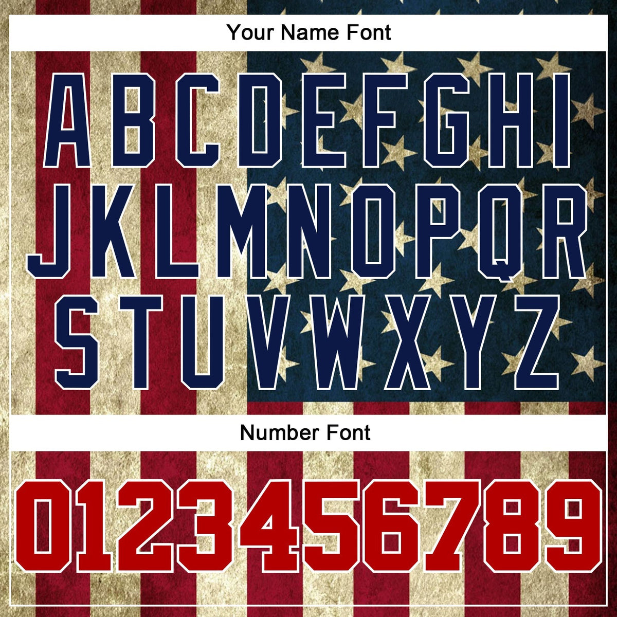 Custom Baseball Jersey - Cream Red-Navy 3D American Flag