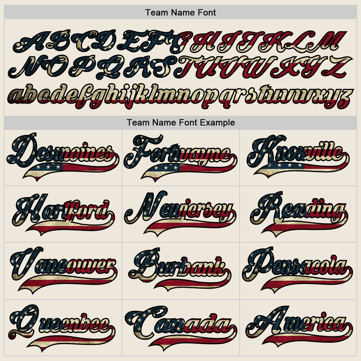 Custom Hockey Jersey - Cream Vintage USA Flag Black-Maroon Lace Neck