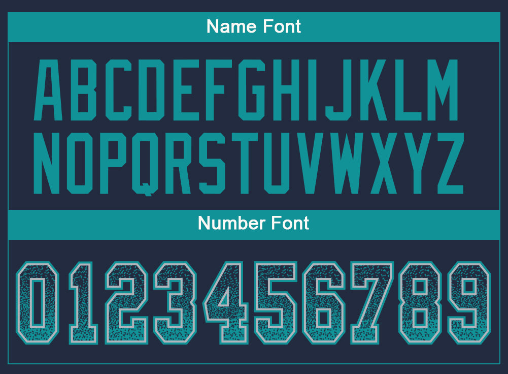 Custom Football Jersey - Navy Teal-Gray Drift Fashion