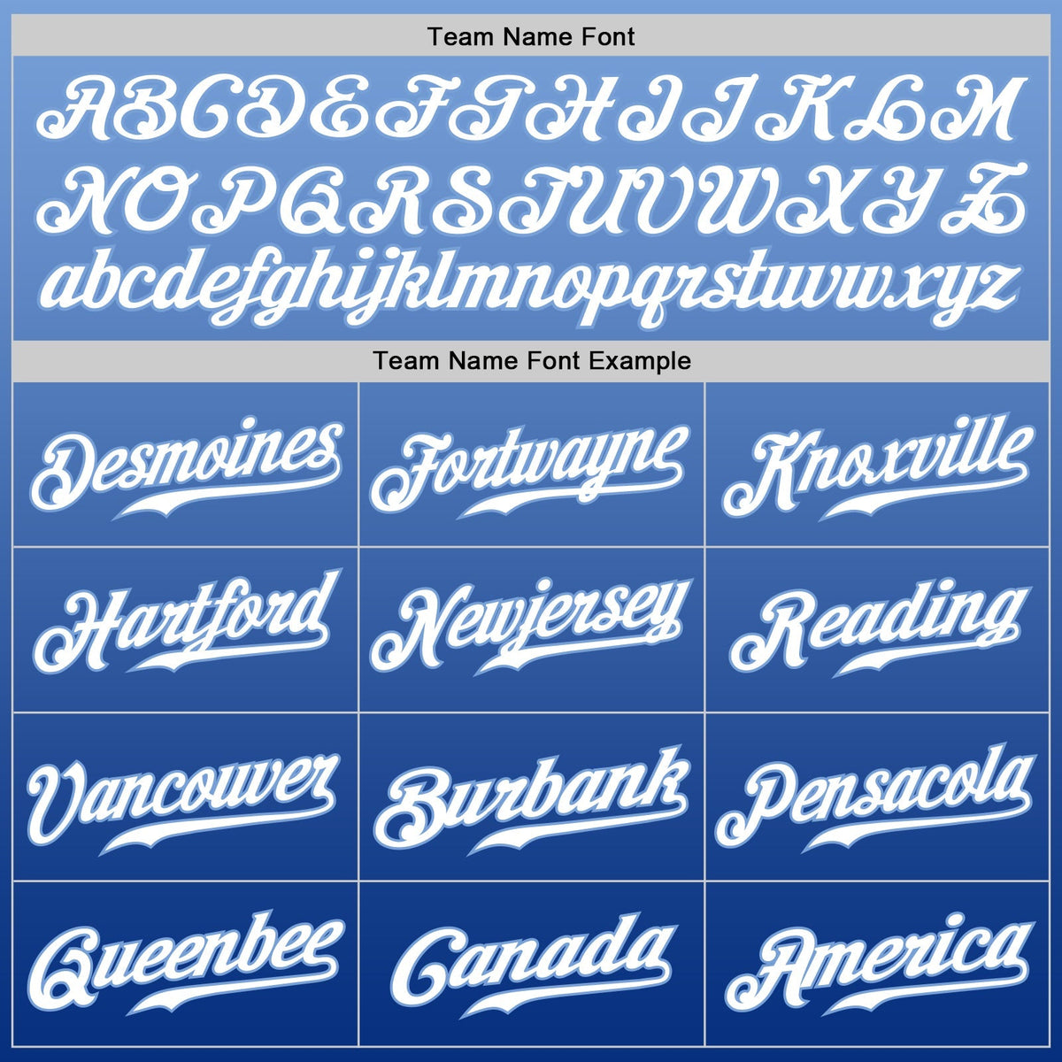 Custom Baseball Jersey - Light Blue White-Royal Fade Fashion