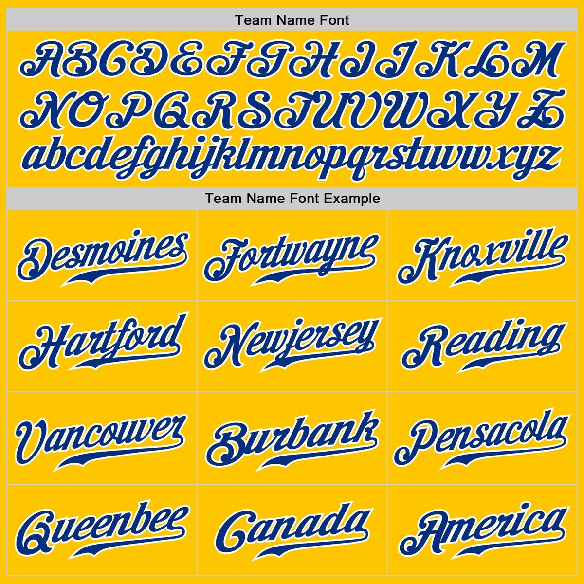 Custom Baseball Jersey - Yellow Royal Pinstripe Royal-White
