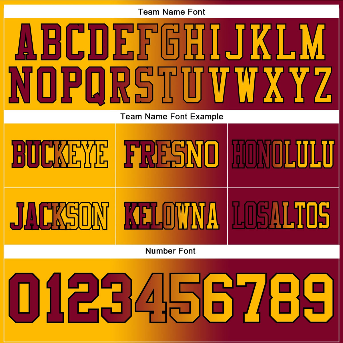 Custom Football Jersey - Maroon Gold-Black Gradient Fashion