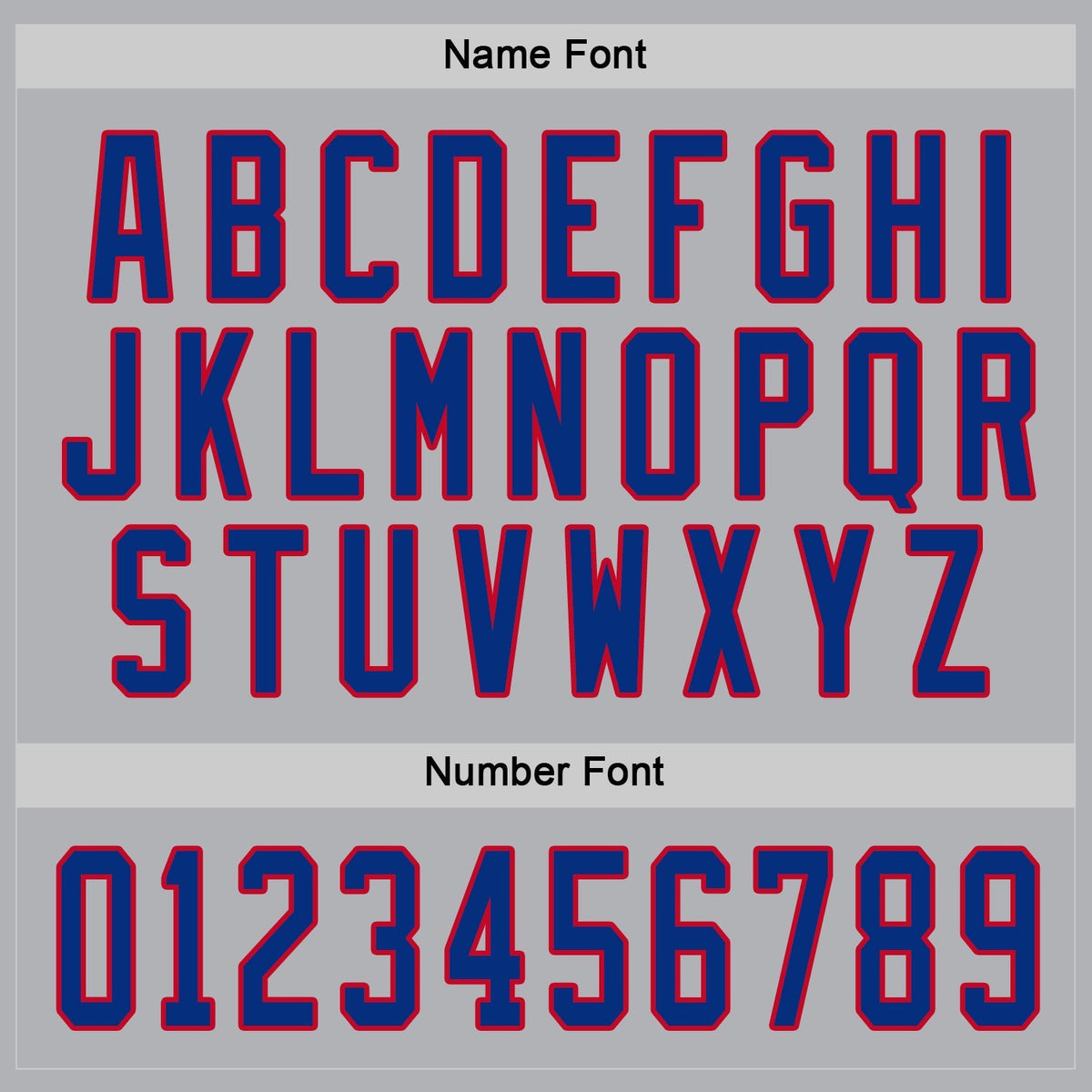 Custom Hockey Jersey - Gray Royal-Red