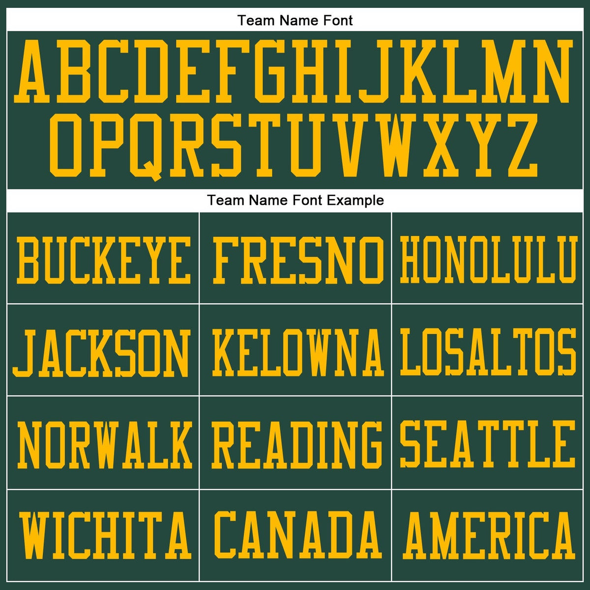 Custom Football Jersey - Green Gold Mesh