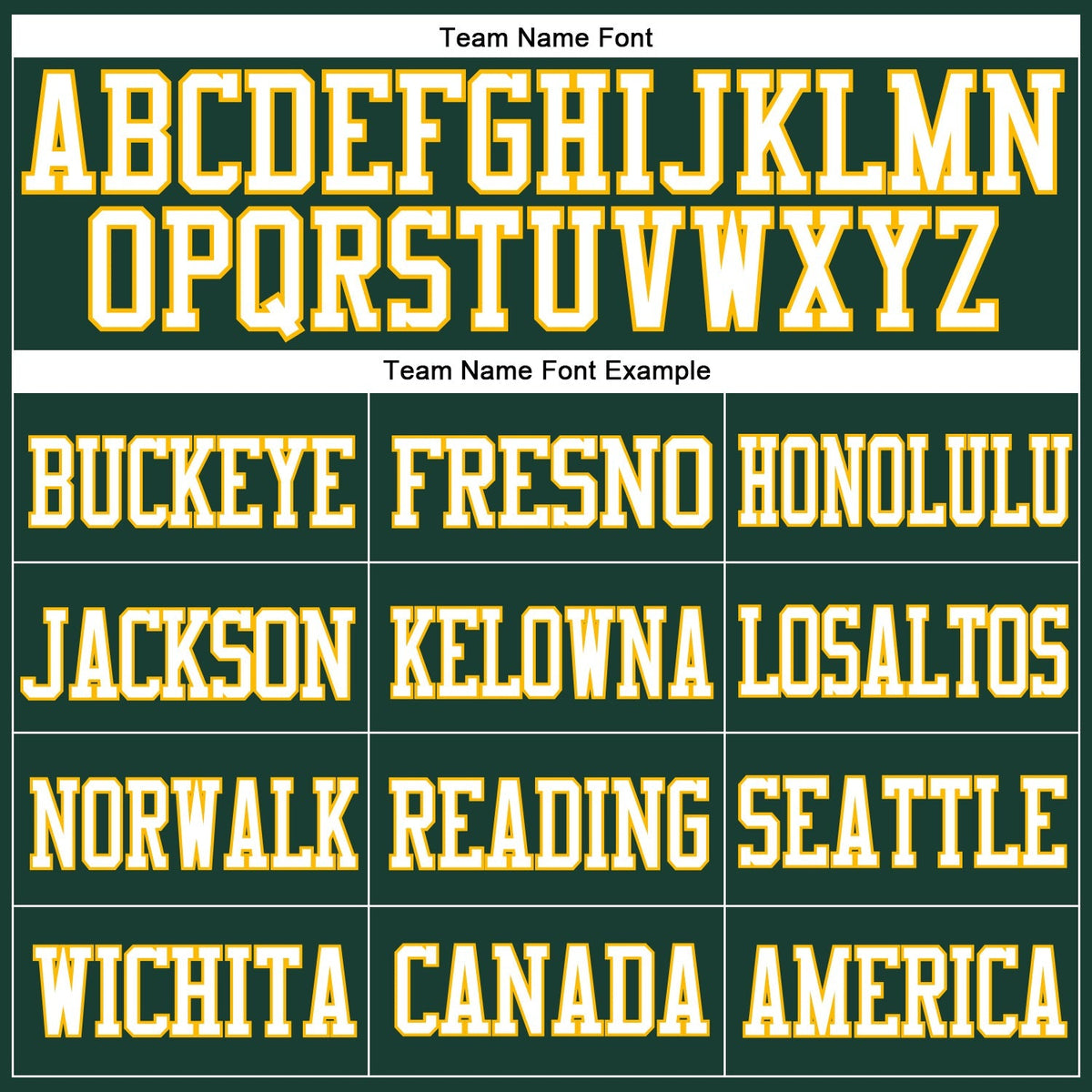 Custom Football Jersey - Green White-Gold Mesh - Style Green0223