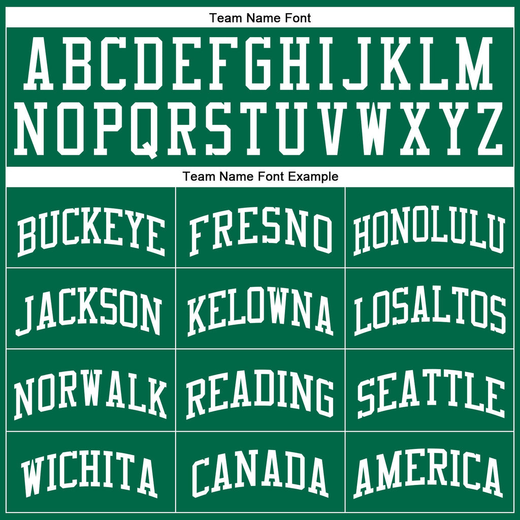 Custom Basketball Jersey - Kelly Green White Throwback - Style KellyGreen0374