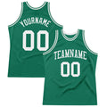 Custom Basketball Jersey - Kelly Green White Throwback - Style KellyGreen0374