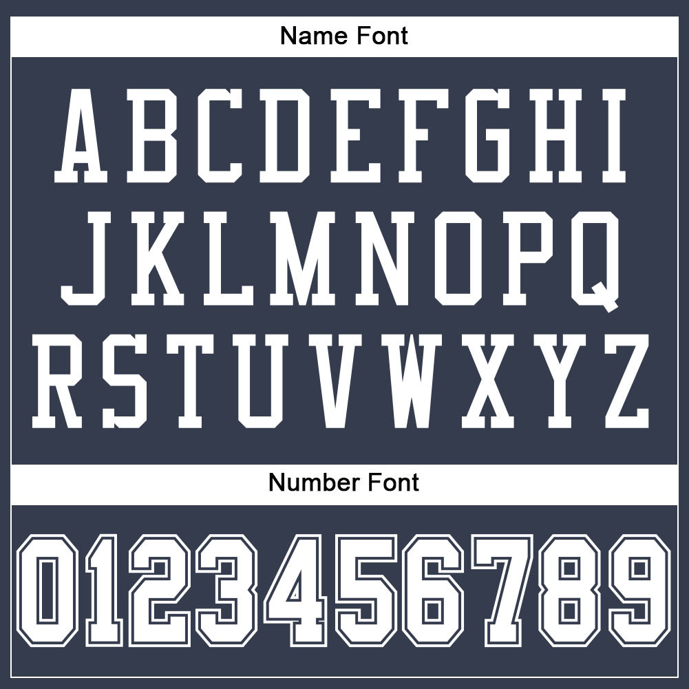 Custom Football Jersey - Navy White-Gray Mesh