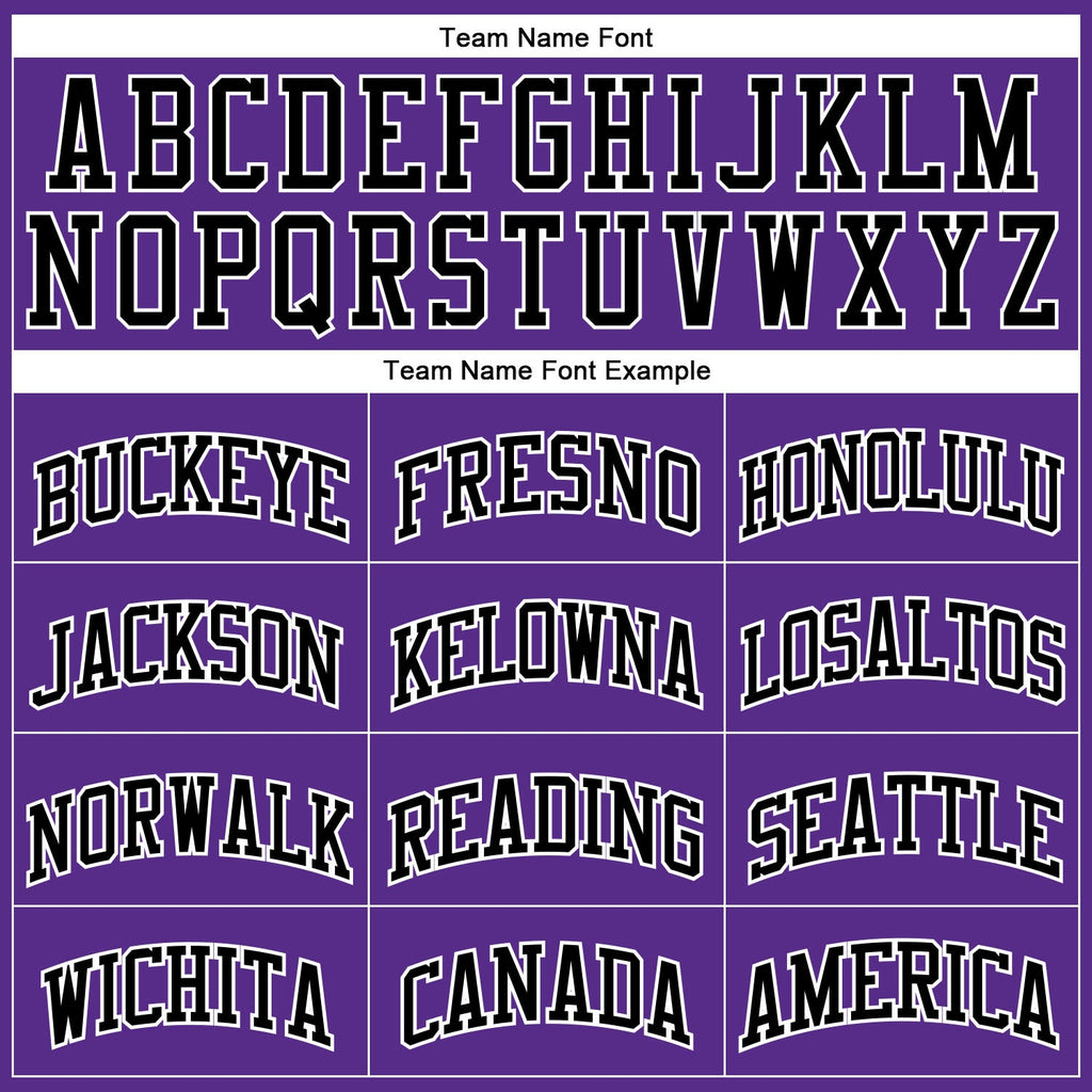 Custom Basketball Jersey - Purple Black-White Throwback - Style Purple0323