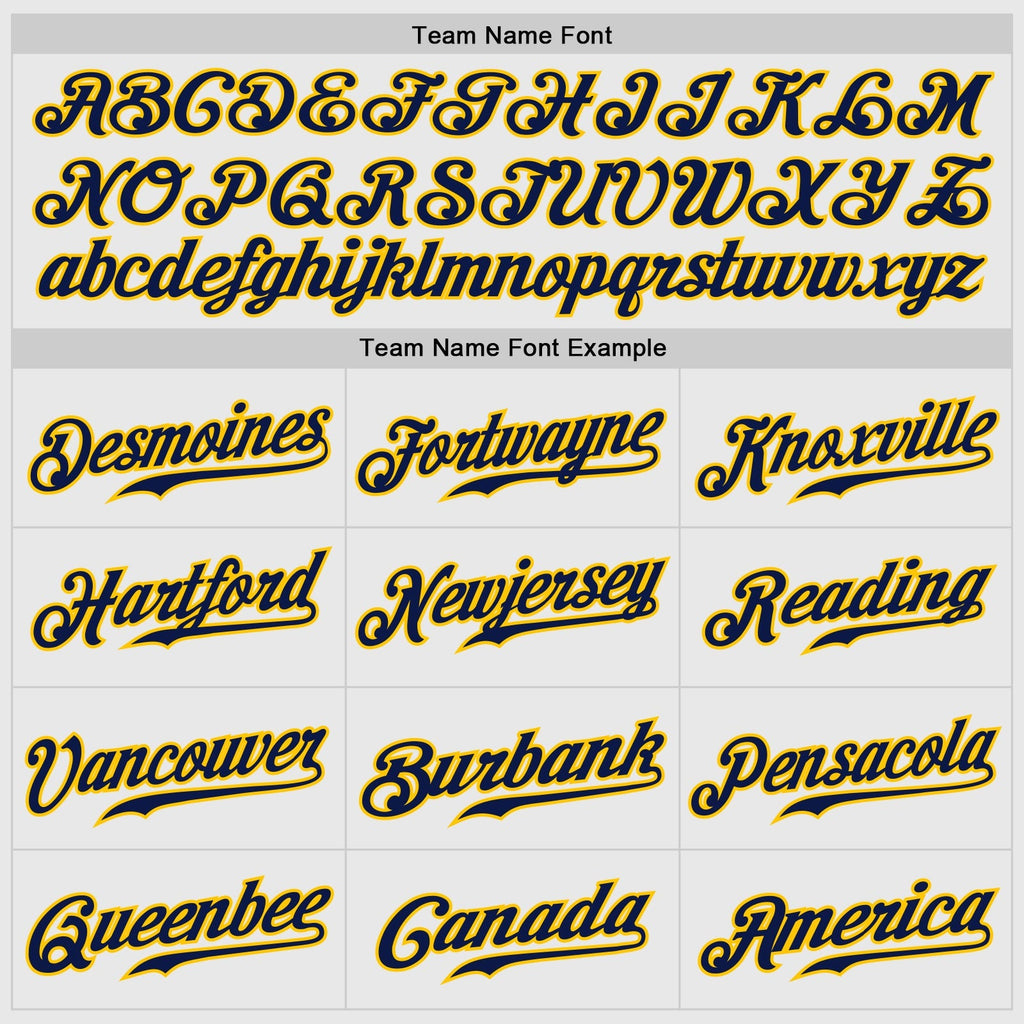 Custom Baseball Jersey - White Navy Pinstripe Navy-Gold Raglan Sleeves