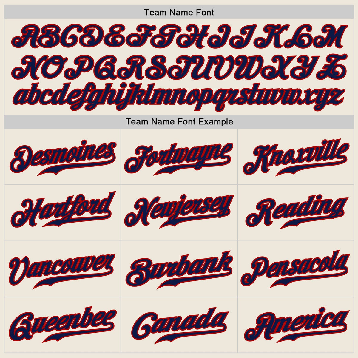 Custom Baseball Jersey - Cream Navy Pinstripe Navy-Red Raglan Sleeves