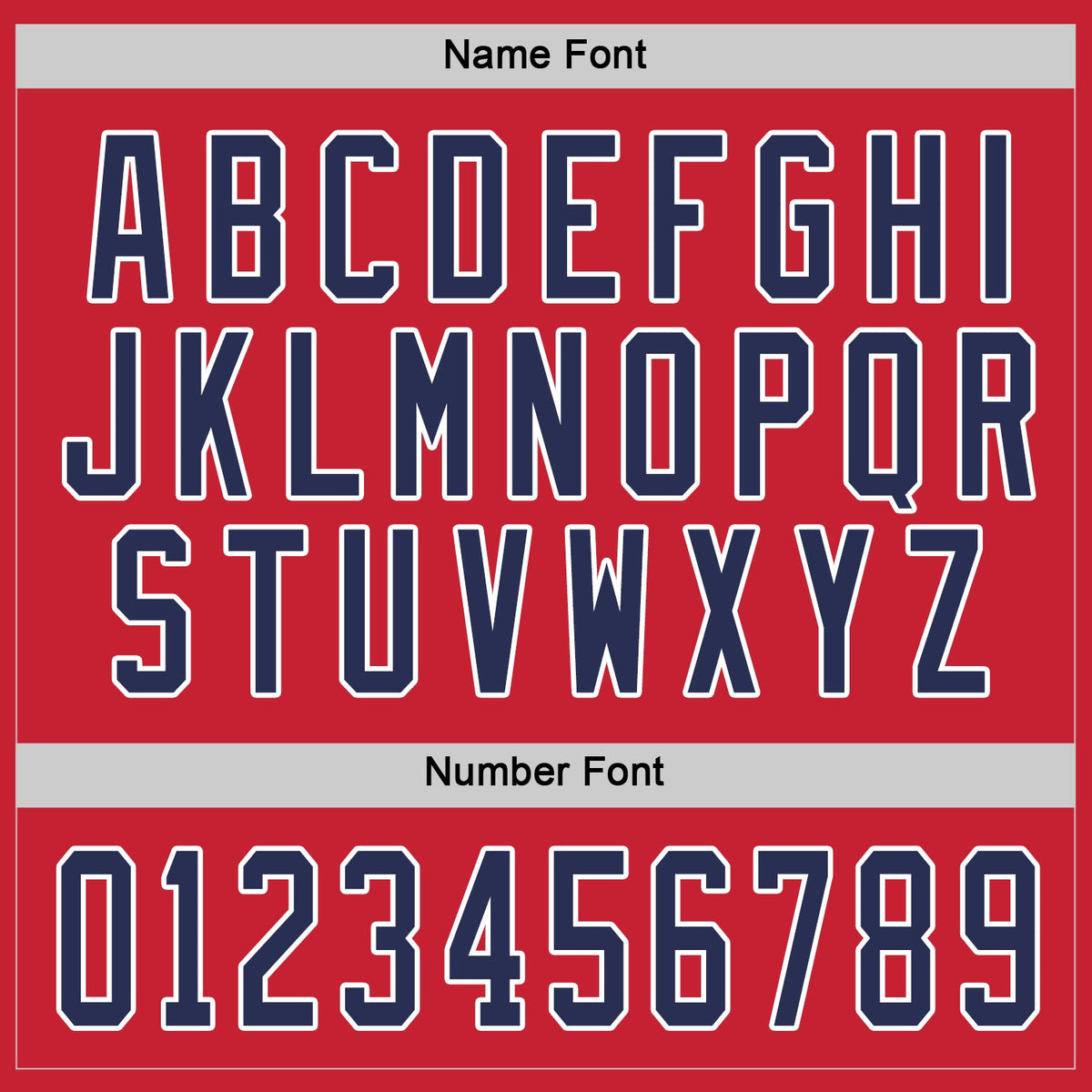 Custom Hockey Jersey - Red Navy-White