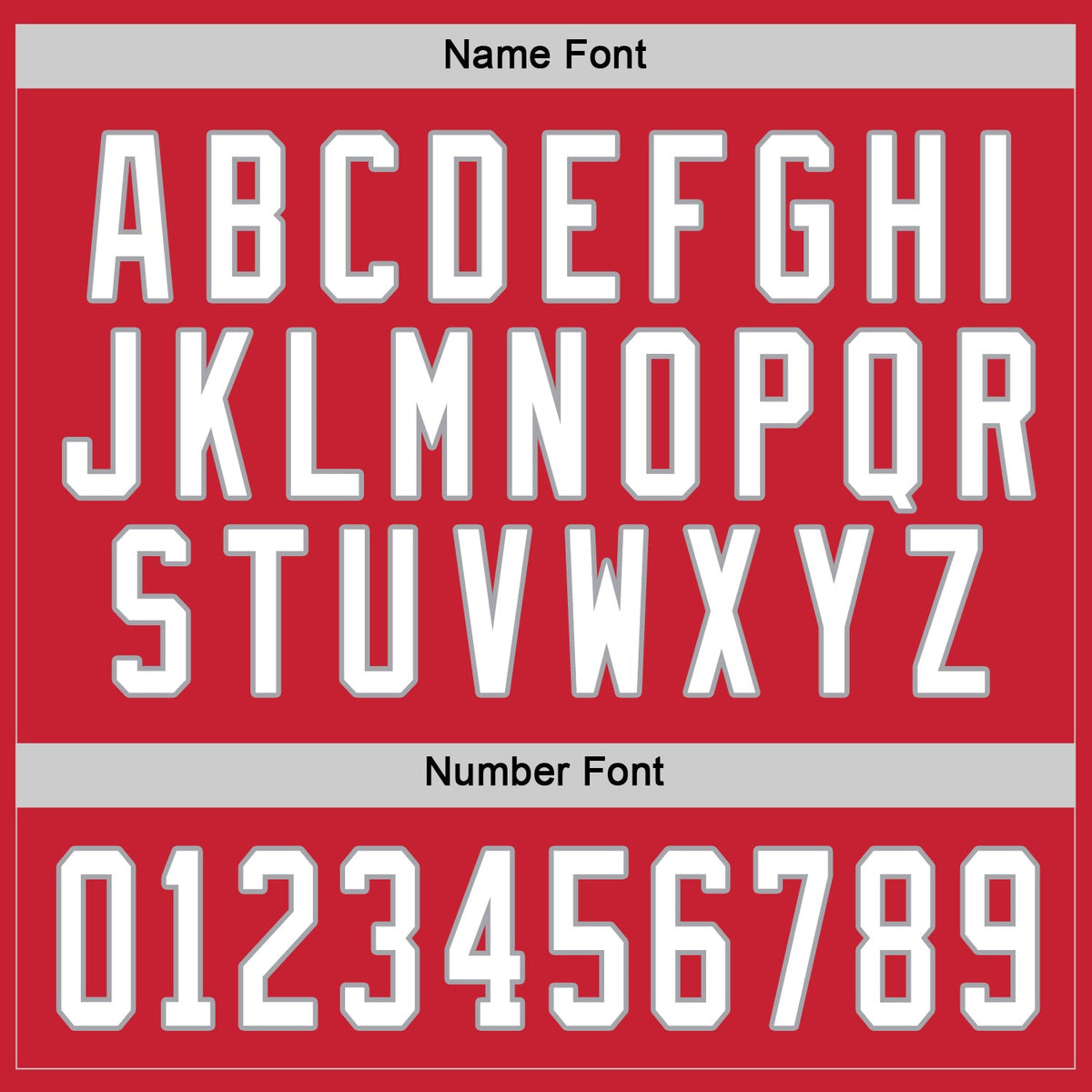 Custom Hockey Jersey - Red White-Gray