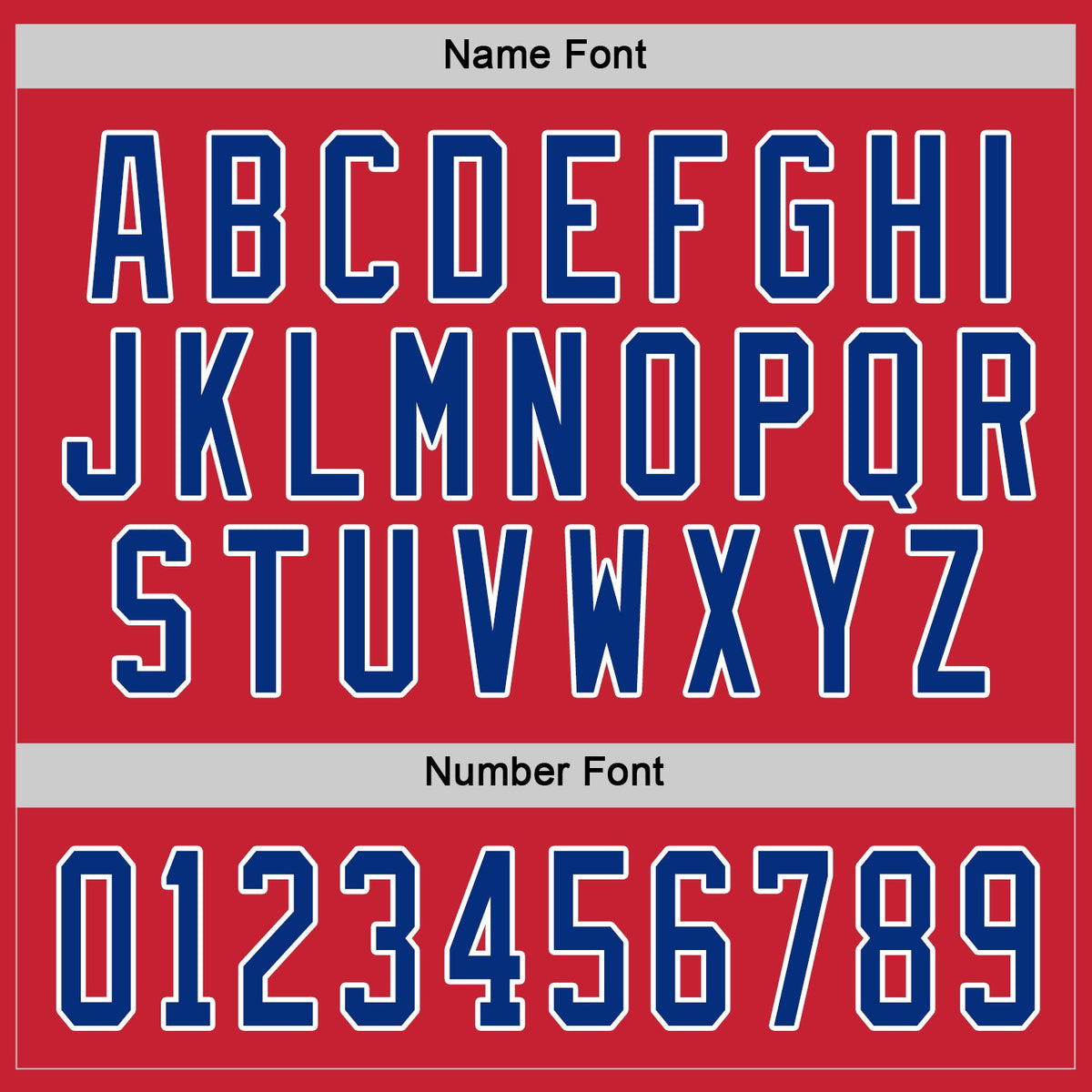 Custom Hockey Jersey - Red Royal-White