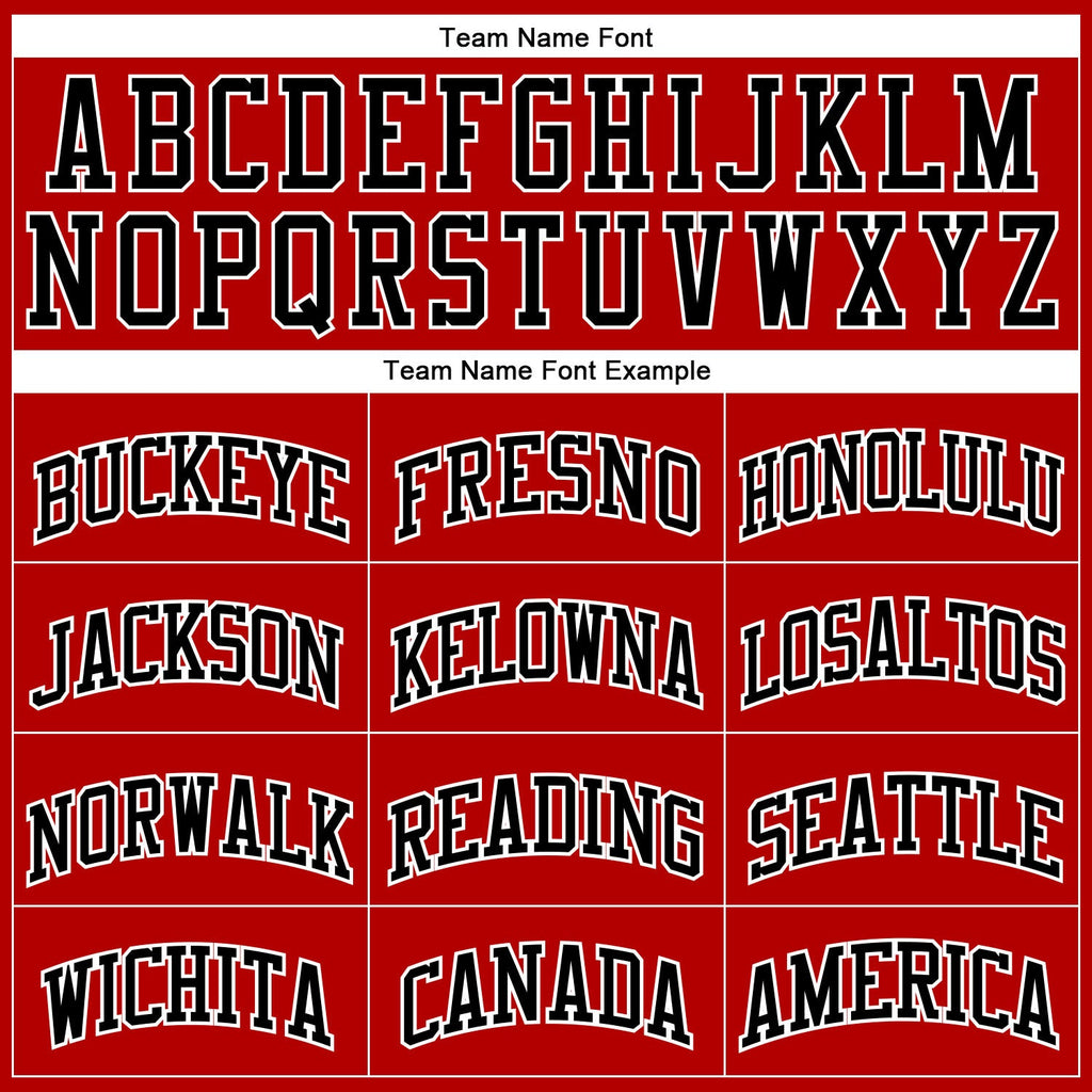 Custom Basketball Jersey - Red Black Pinstripe Black-White - Style Red0561