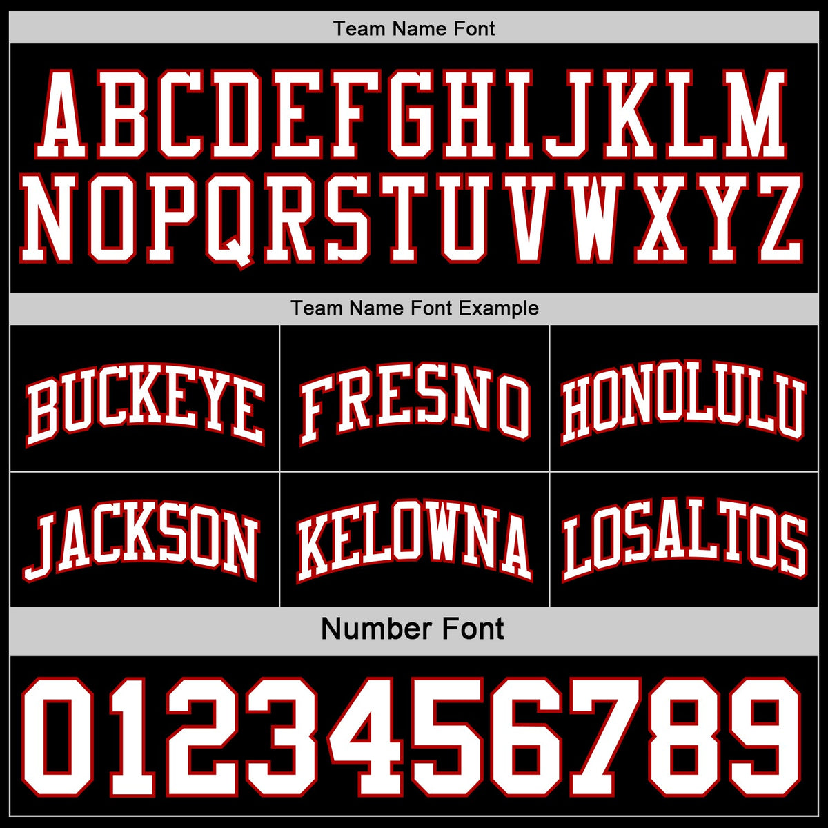 Custom Basketball Jersey - Reversible Black White-Red Double Side Sublimation Set