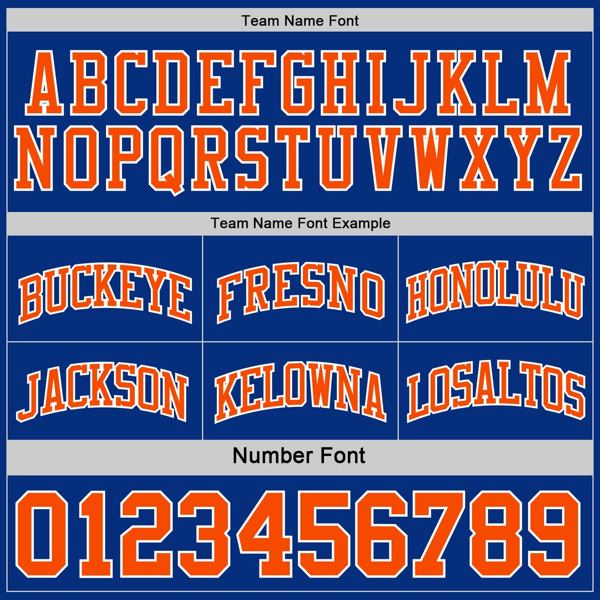 Custom Basketball Jersey - Royal Orange-White Reversible Double Side Sublimation Set