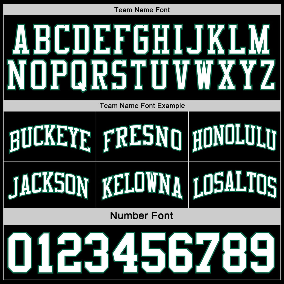 Custom Basketball Jersey - Reversible Black White-Kelly Green Double Side Sublimation Set