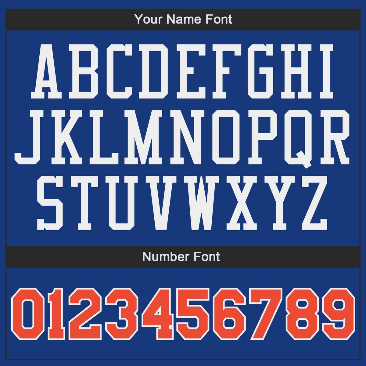 Custom Basketball Jersey - Royal Orange-White Throwback - Style Royal0110