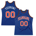 Custom Basketball Jersey - Royal Orange-White Throwback - Style Royal0110