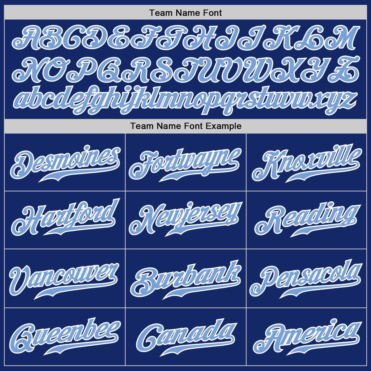 Custom Baseball Jersey - Royal Light Blue Pinstripe Light Blue-White