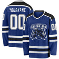 Custom Hockey Jersey - Royal White-Black - Style Royal0397