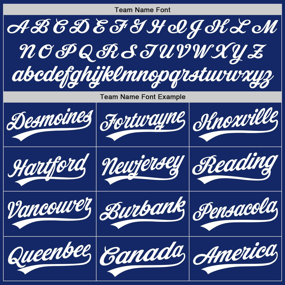 Custom Baseball Jersey - Royal White - Style Royal0441