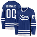 Custom Hockey Jersey - Royal White - Style Royal0793