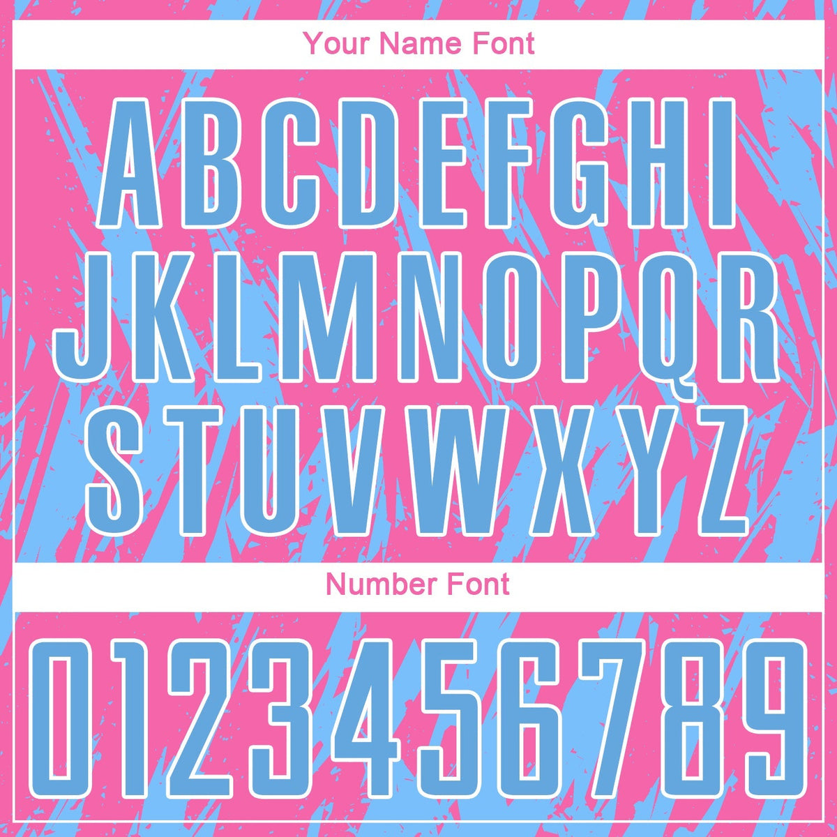 Custom Soccer Jersey - Pink Light Blue-White Sublimation Uniform