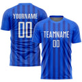 Custom Soccer Jersey - Royal White Sublimation Uniform - Style Soccer0148