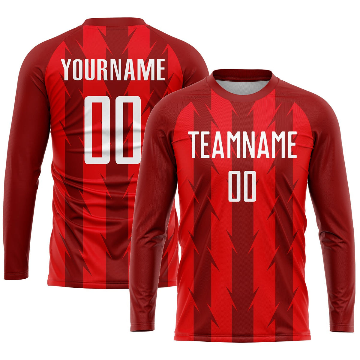 Custom Soccer Jersey - Red White Sublimation Uniform - Style Soccer0149