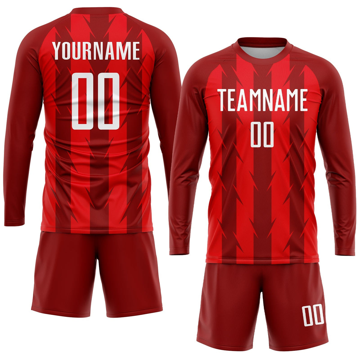 Custom Soccer Jersey - Red White Sublimation Uniform - Style Soccer0149