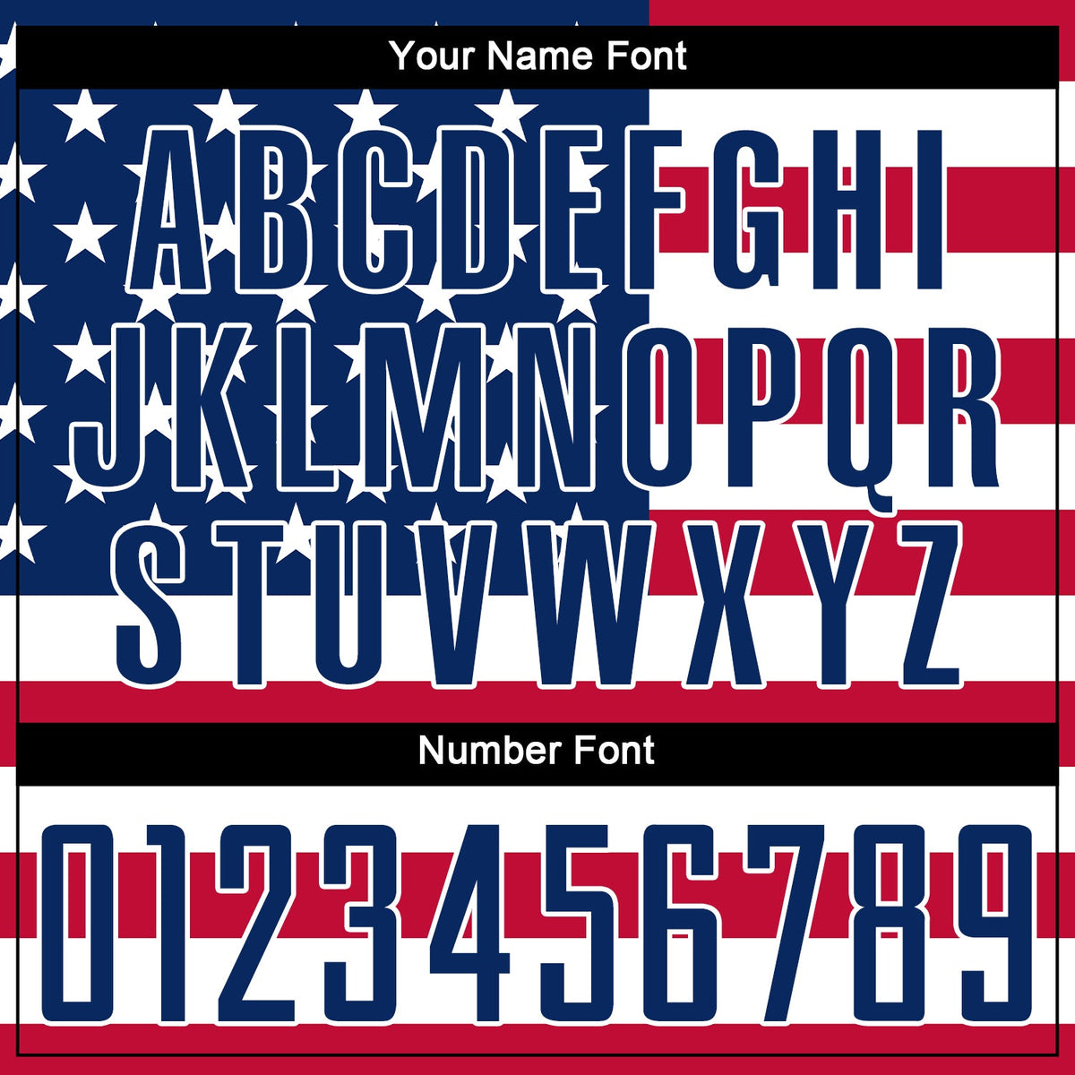 Custom Soccer Jersey - Red Royal-White Sublimation American Flag Uniform