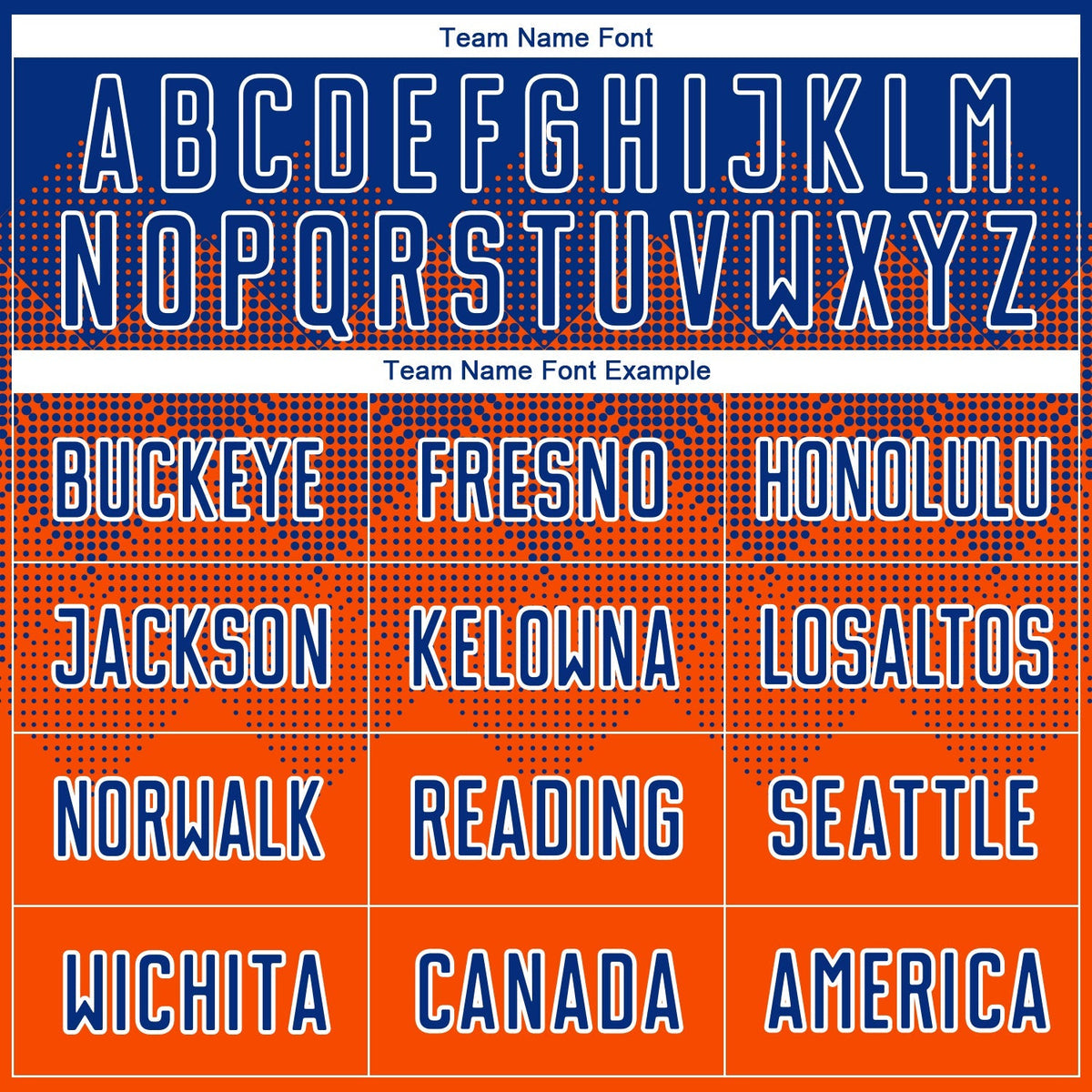 Custom Soccer Jersey - Orange Royal-White Sublimation Uniform