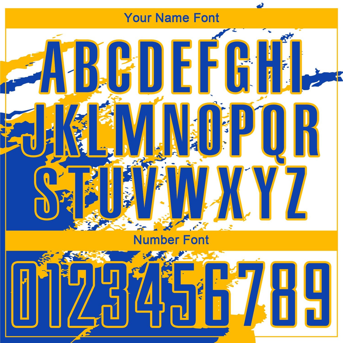 Custom Soccer Jersey - White Thunder Blue-Gold Abstract Fragment Art Splash Sublimation Uniform