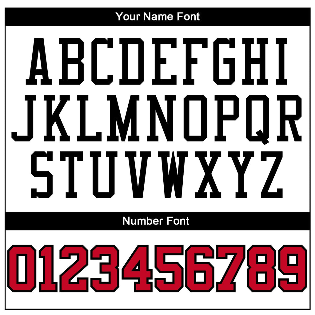 Custom Basketball Jersey - White Red-Black Throwback - Style White0461