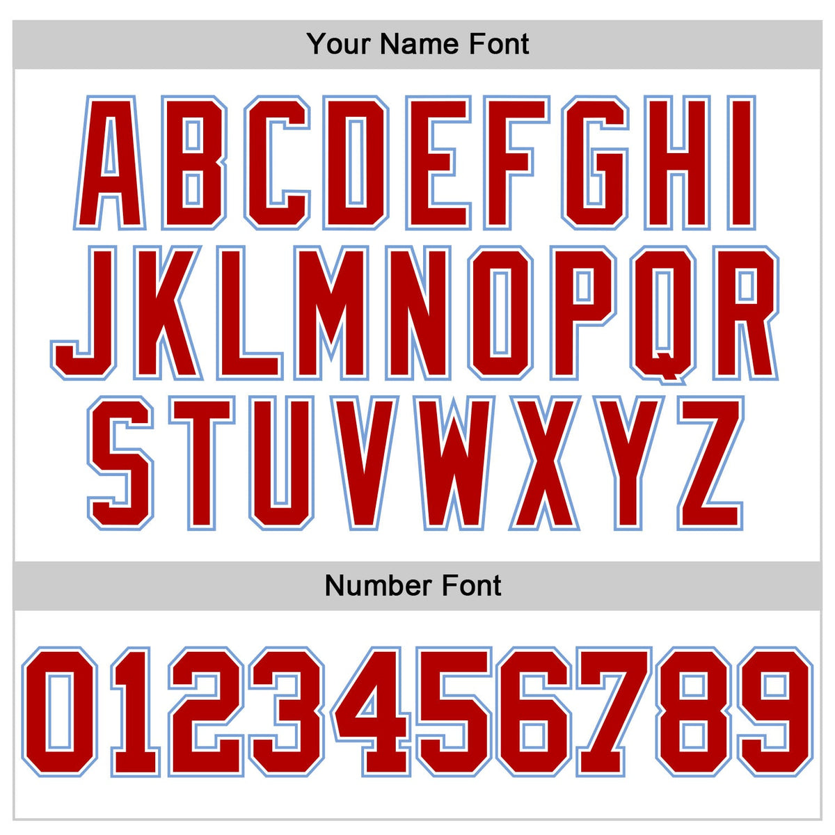Custom Baseball Jersey - White Red-Light Blue