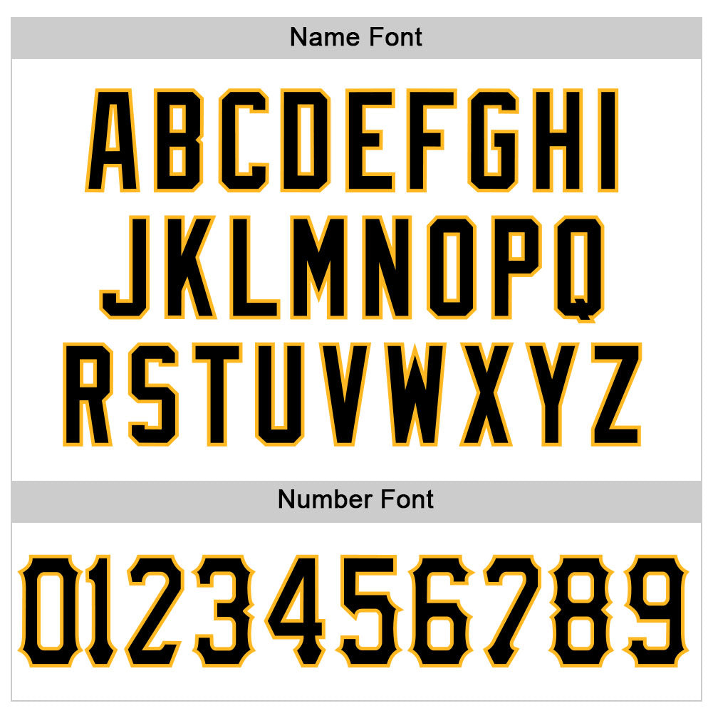 Custom Football Jersey - White Black-Gold Mesh - Style White0622