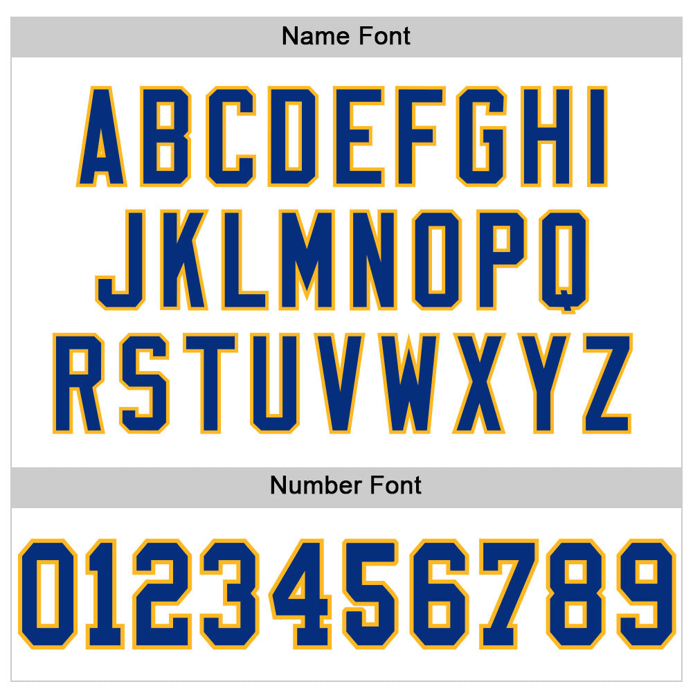 Custom Football Jersey - White Royal-Gold Mesh