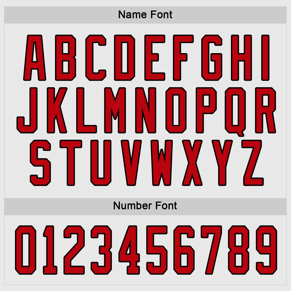 Custom Hockey Jersey - White Red-Black - Style White1045