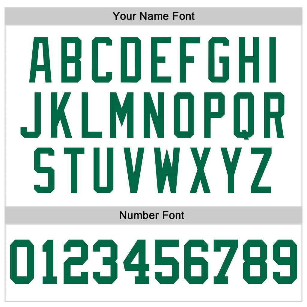 Custom Basketball Jersey - White Kelly Green Throwback