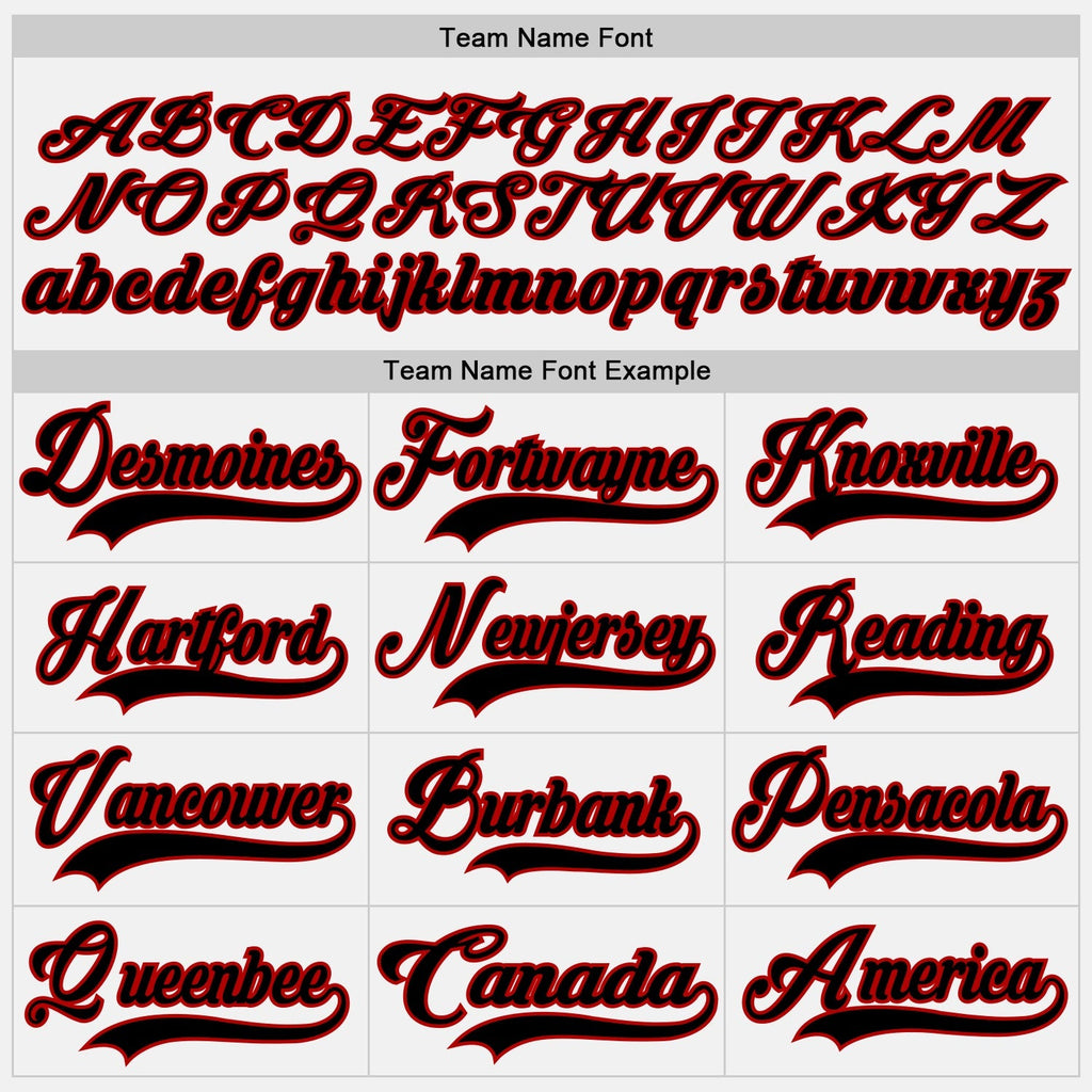 Custom Hockey Jersey - White Black-Red - Style White2059