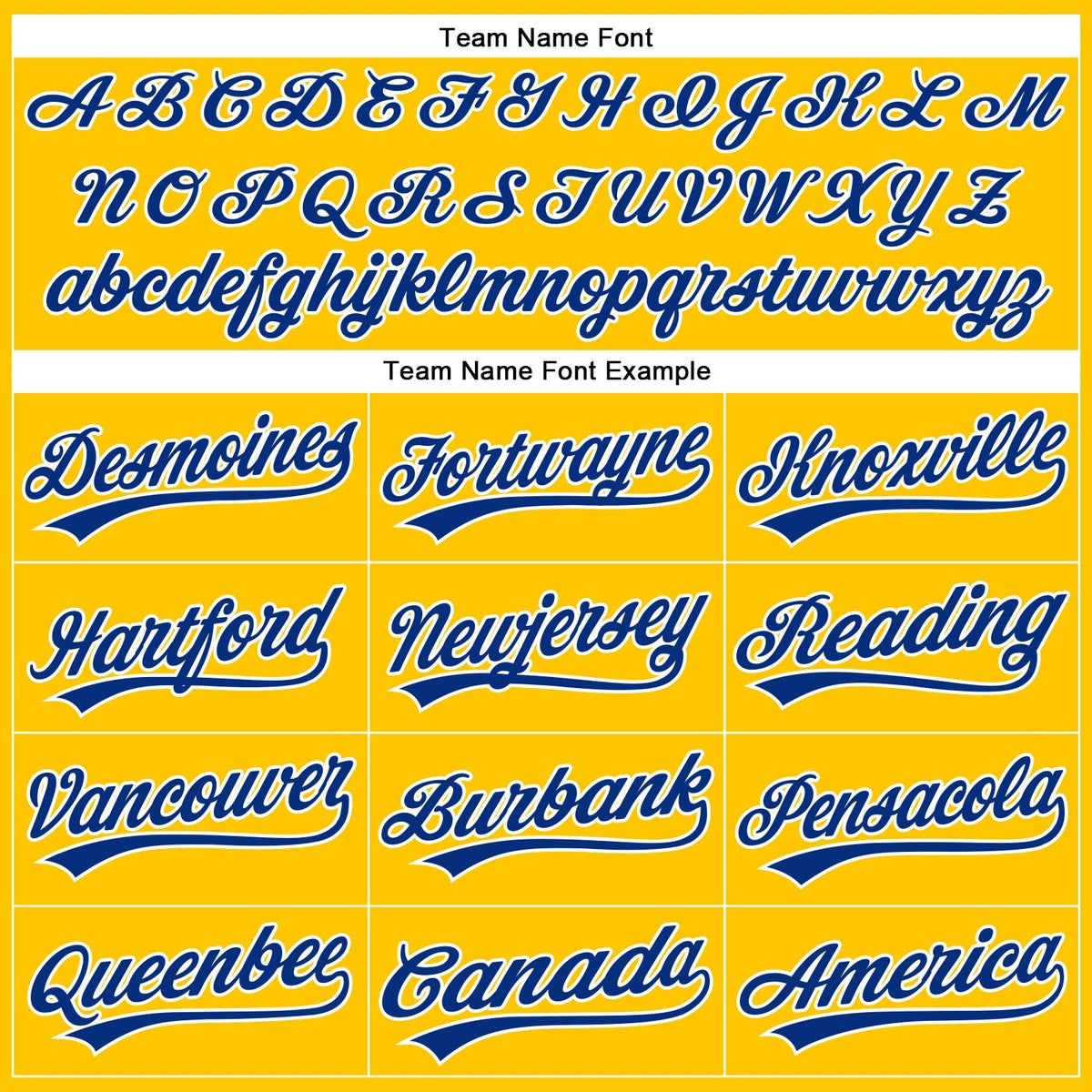 Custom Baseball Jersey - Yellow Royal-White